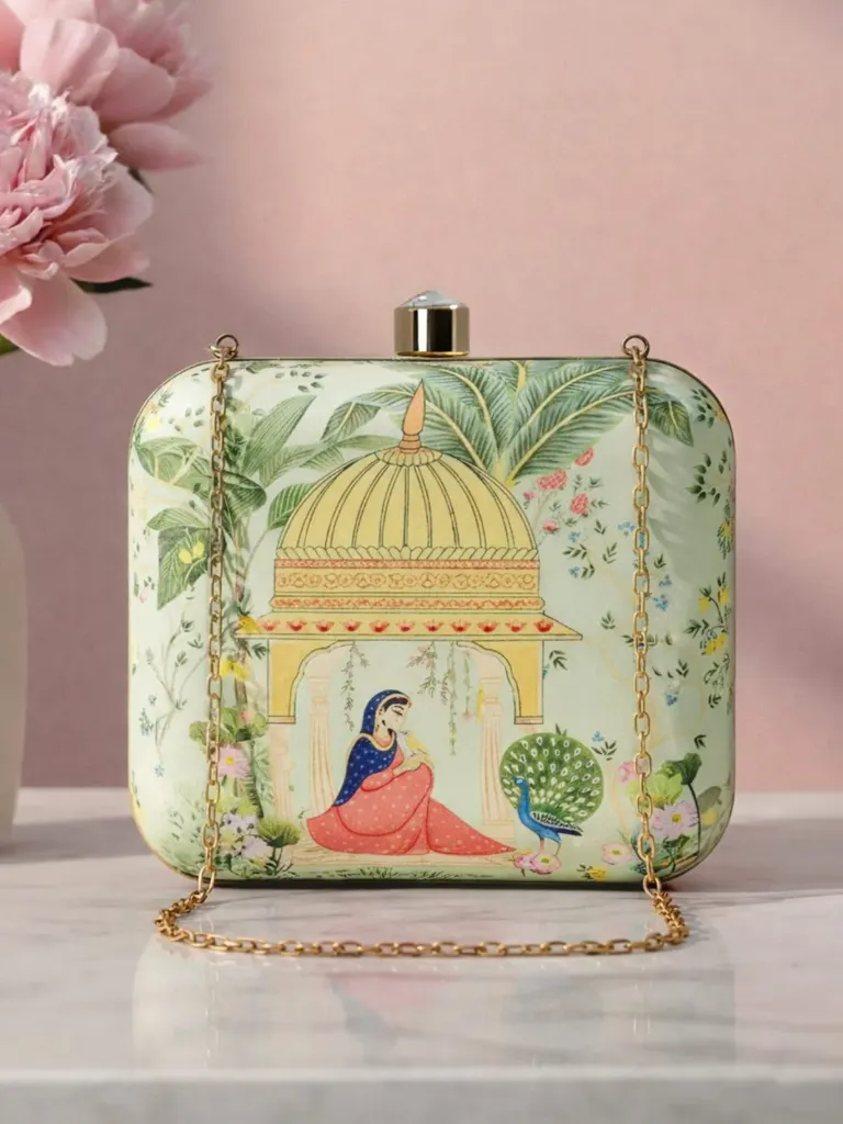 Square printed collection handy bags