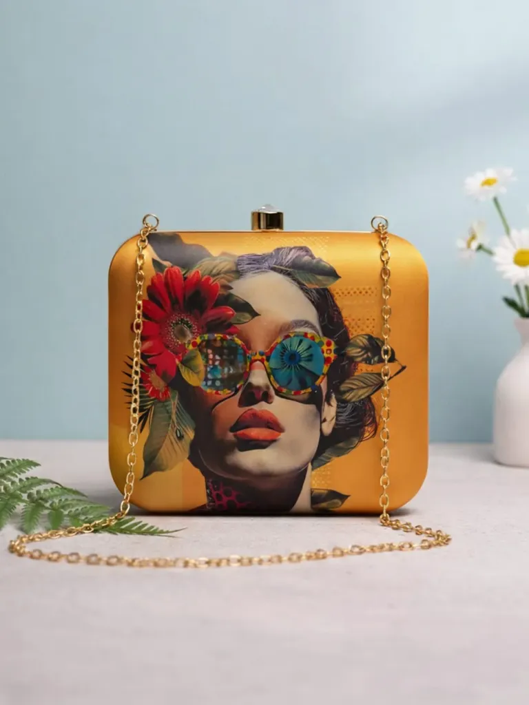 Square printed collection handy bags