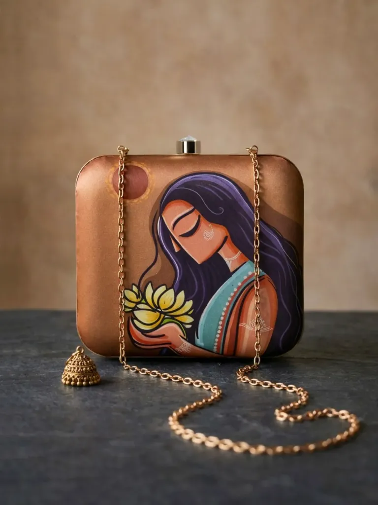 Square printed collection handy bags