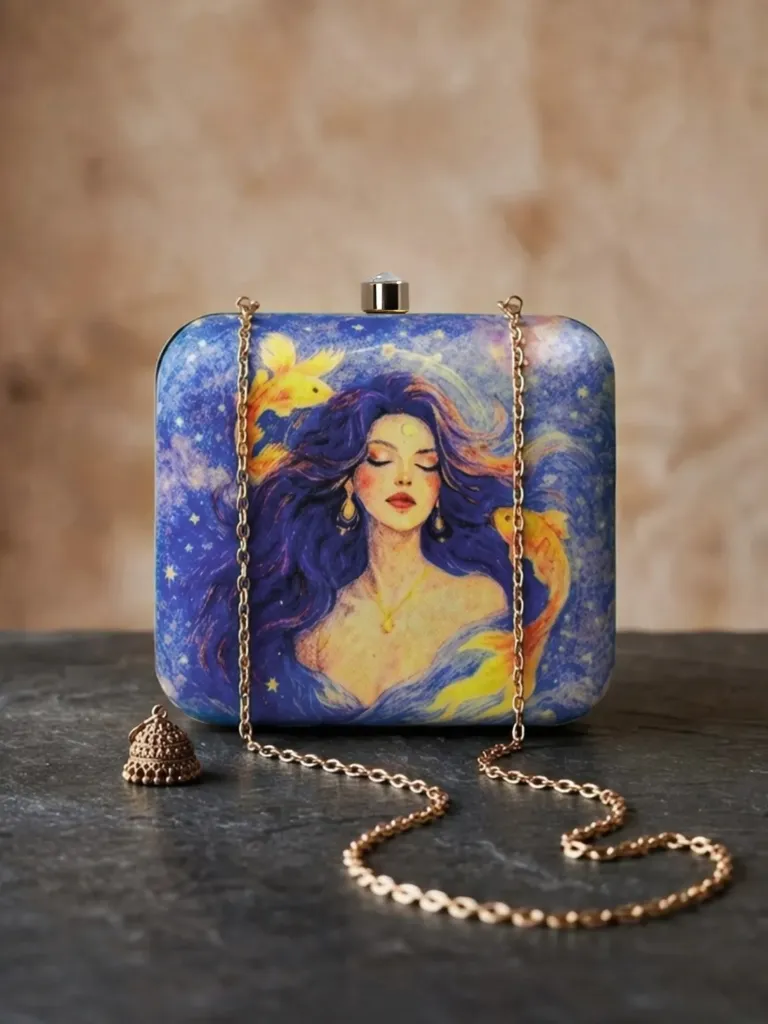 Square printed collection handy bags