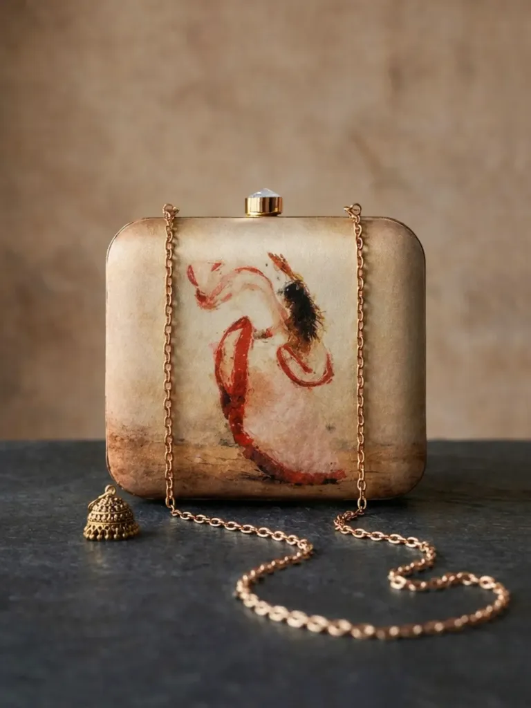 Square printed collection handy bags