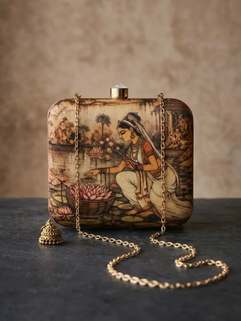 Square printed collection handy bags