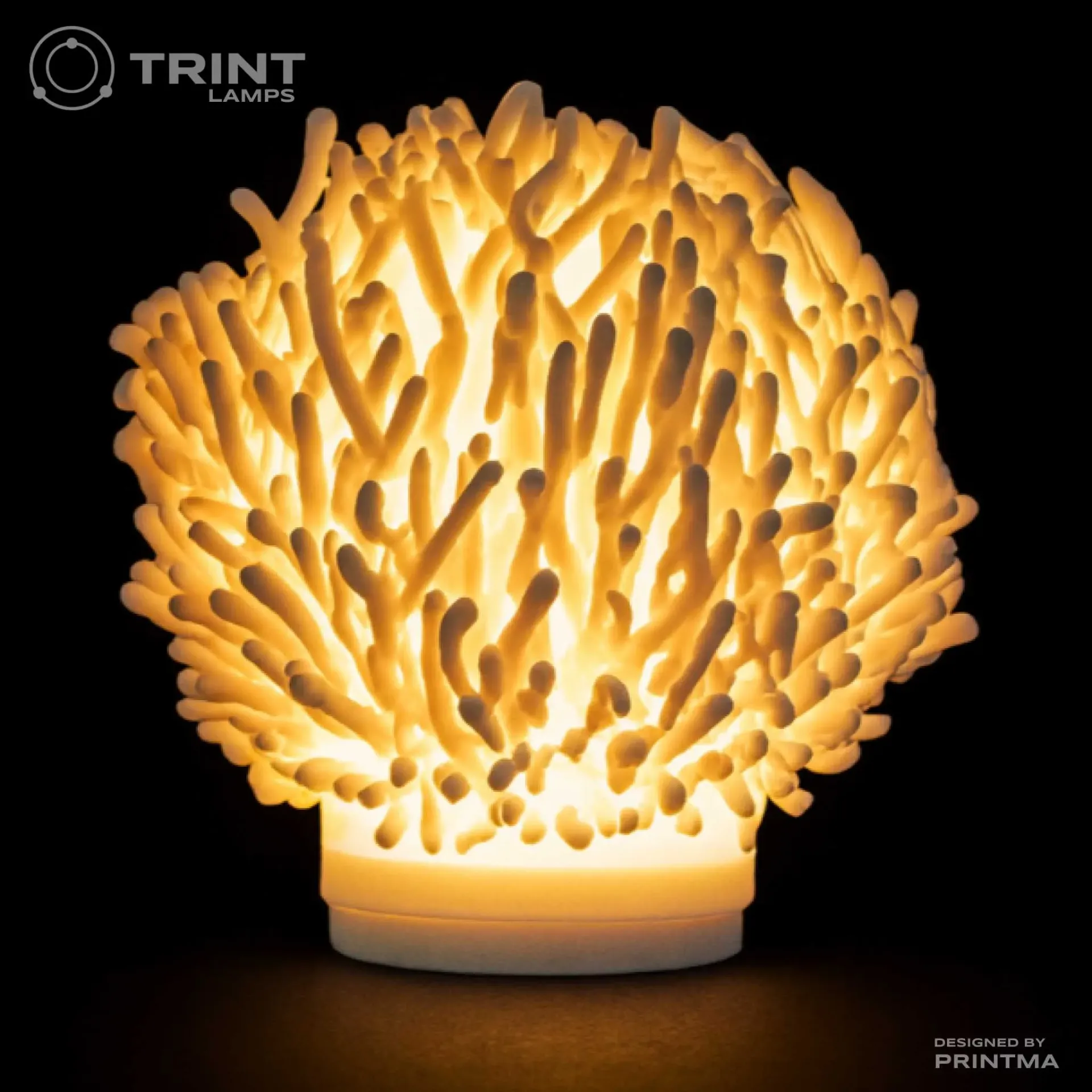 Coral lamp by Trint - 3D Printed (White)