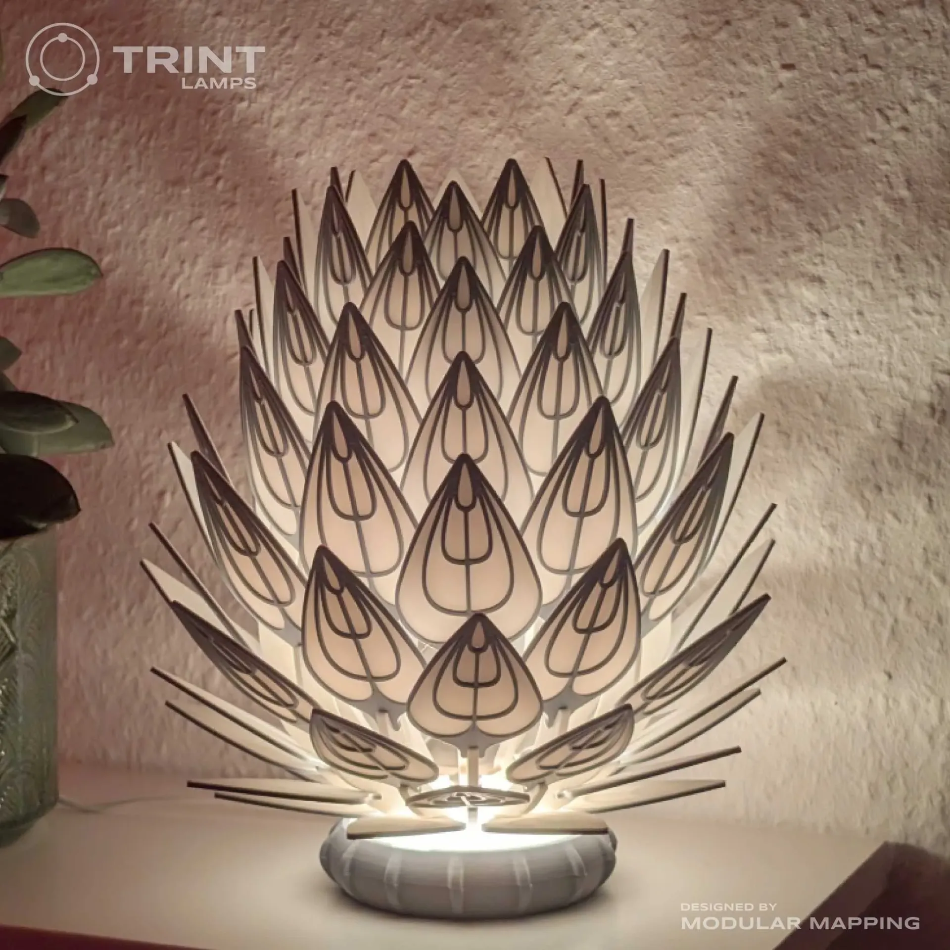 Prisma Petal by Trint - 3D Printed (White)