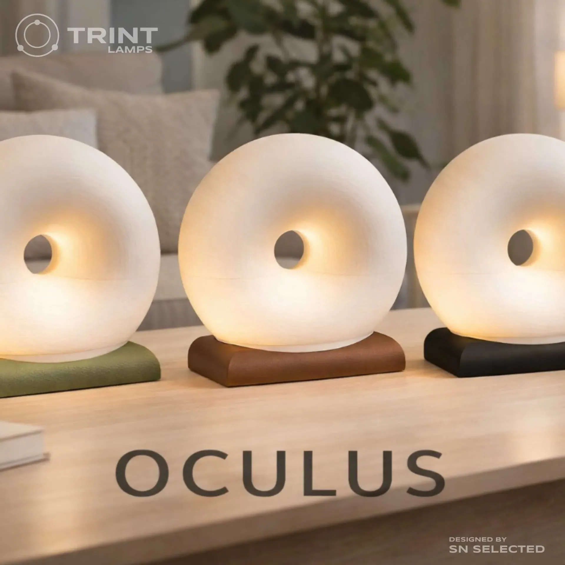 Oculus by Trint - 3D Printed (White)