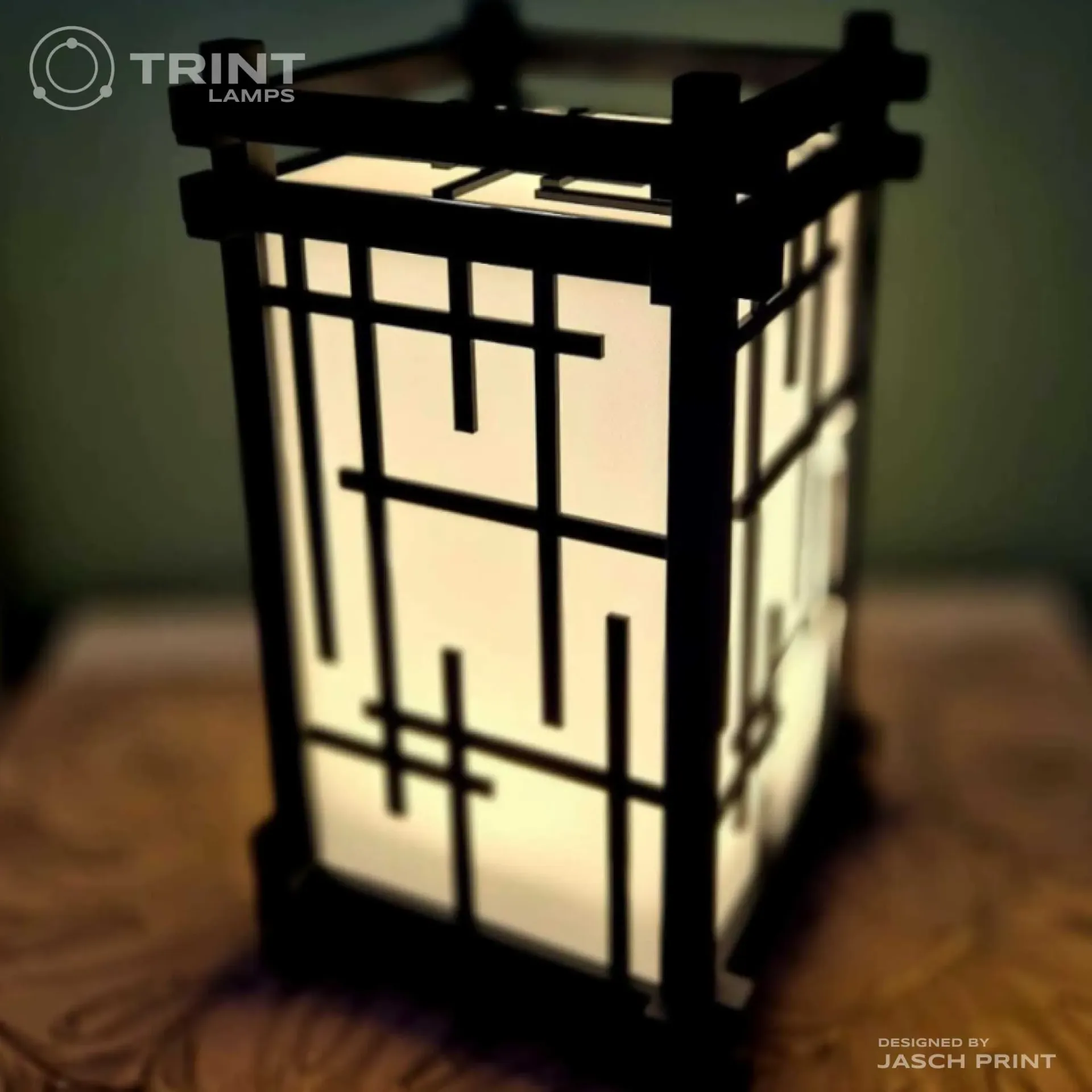 Japan Lamp by Trint - 3D Printed (White)