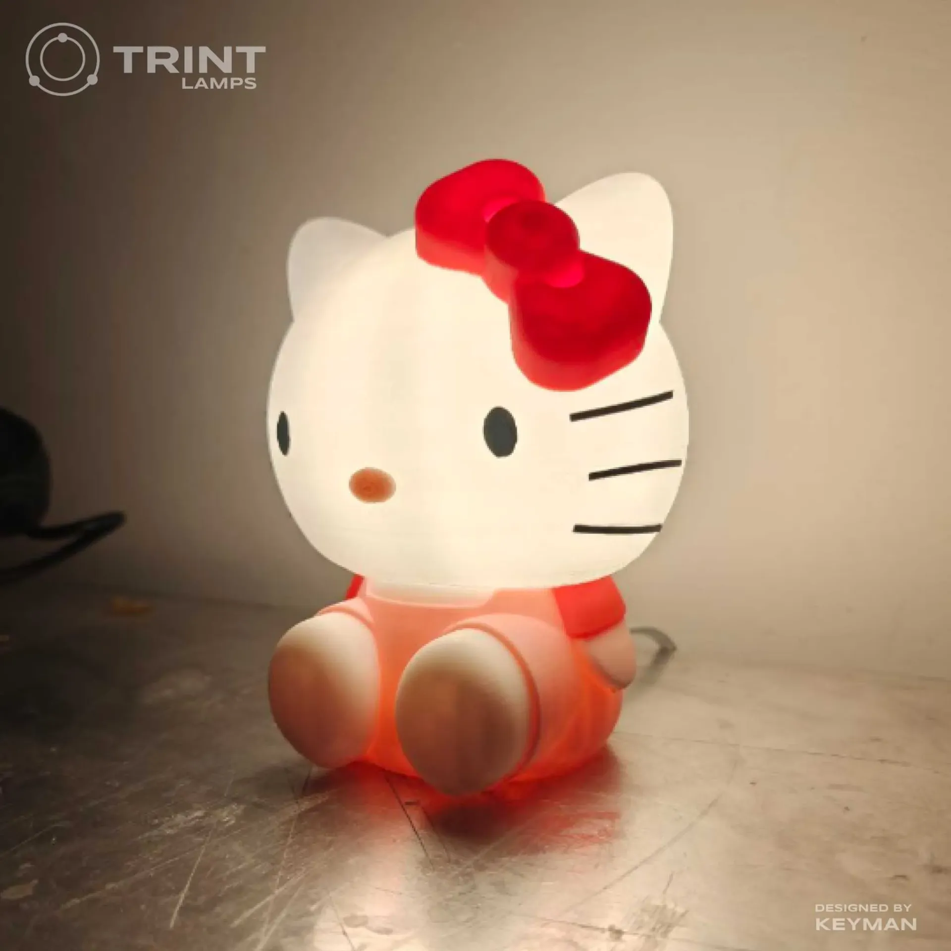 Hello Kitty by Trint - 3D Printed (White)