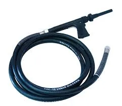 Discharge tube for fire extinguishers