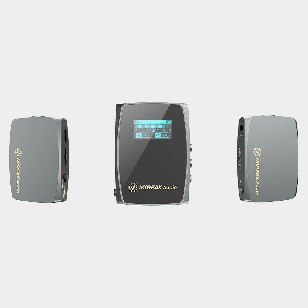 Mirfak WE10 Pro Dual Transmitter Wireless Microphone System