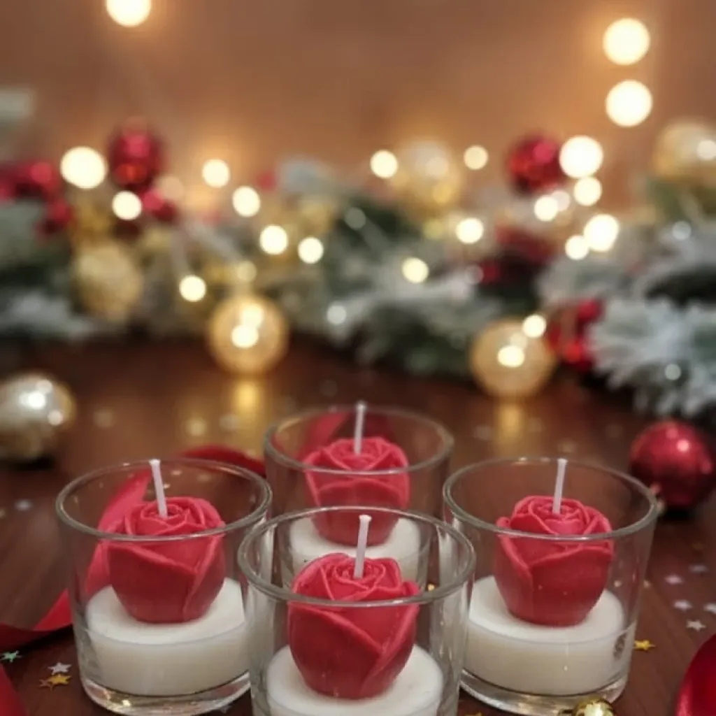 Gulab Glow Jar Candle (Set of 4)