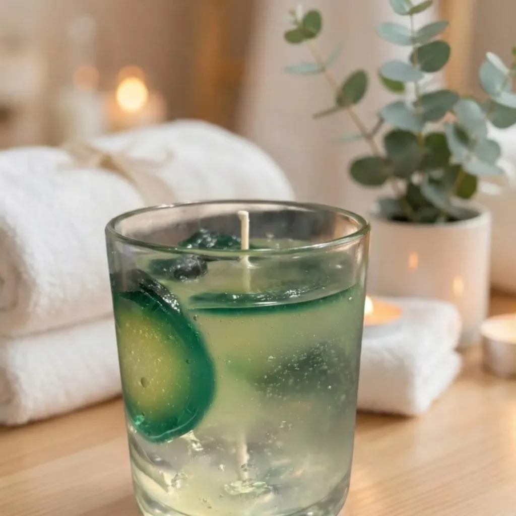 Green Lemonade Candle (Rose)