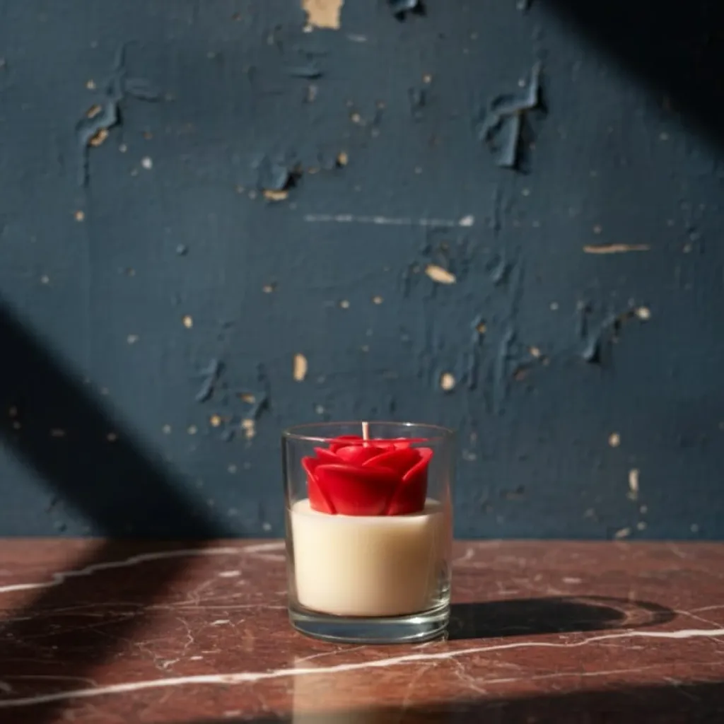 Scarlet Bloom Candle