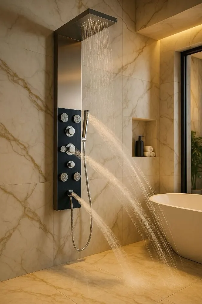 Hand shower (White gold)